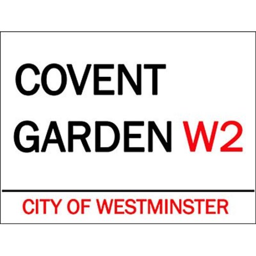 Original Metal Sign Co. Original Metal Sign Co. Covent Garden Street Sign Original Metal Sign Co. Original Metal Sign Co. Covent Garden Street Sign