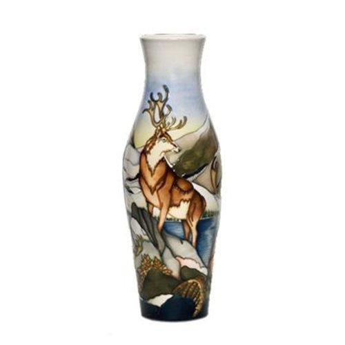 Moorcroft Pottery Highland Stags Vase - Limited Edition Moorcroft Pottery Highland Stags Vase - Limited Edition