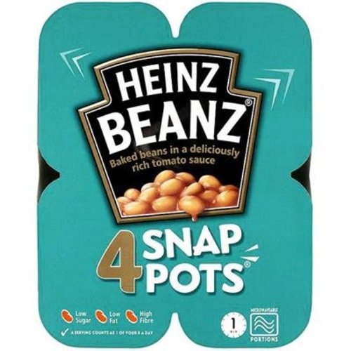 Heinz Heinz Beans Snap Pots Heinz Heinz Beans Snap Pots