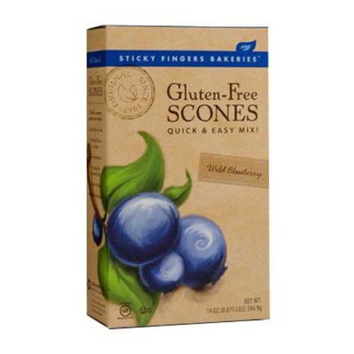 Sticky Fingers Sticky Fingers Gluten Free Scone Mix - Wild Blueberry Sticky Fingers Sticky Fingers Gluten Free Scone Mix - Wild Blueberry