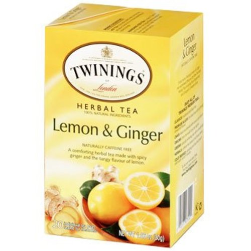 Twinings Twinings 20 CT Lemon and Ginger Herbal Twinings Twinings 20 CT Lemon and Ginger Herbal