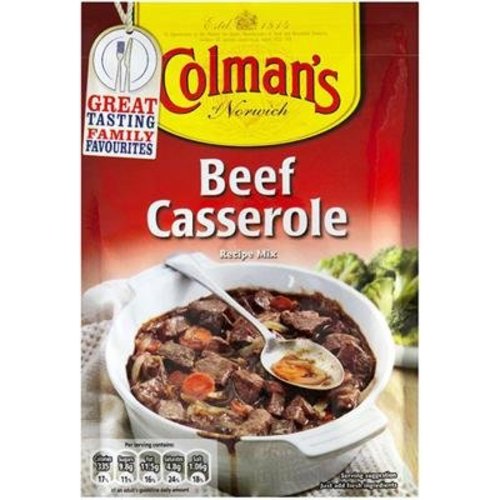 Colman's Colman's Beef Casserole Mix Colman's Colman's Beef Casserole Mix