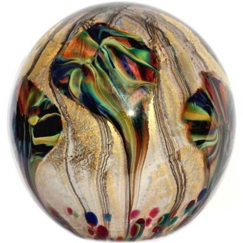 Jonathan Harris Jonathan Harris Eden Glass Paperweight - Tiger's Eye Jonathan Harris Jonathan Harris Eden Glass Paperweight - Tiger's Eye