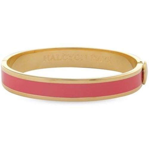 Halcyon Days Halcyon Days Plain Bangle - Coral and Gold Halcyon Days Halcyon Days Plain Bangle - Coral and Gold