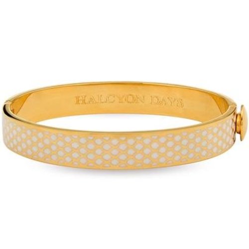 Halcyon Days Halcyon Days Salamander Bangle - Cream and Gold Halcyon Days Halcyon Days Salamander Bangle - Cream and Gold