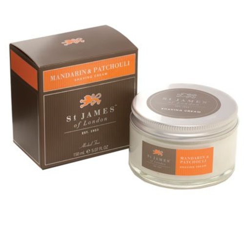 St. James of London St. James Mandarin & Patchouli Shave Cream Tub St. James of London St. James Mandarin & Patchouli Shave Cream Tub