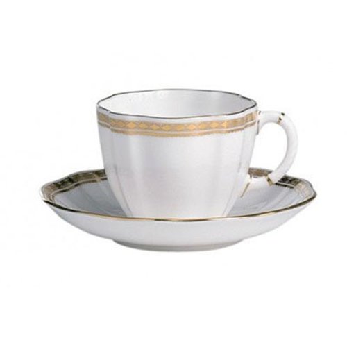 Royal Crown Derby Royal Crown Derby Carlton Gold Teacup and Saucer Royal Crown Derby Royal Crown Derby Carlton Gold Teacup and Saucer