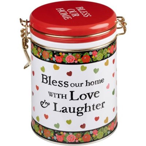 Julie Dodsworth Julie Dodsworth Storage Canister - Love & Laughter Julie Dodsworth Julie Dodsworth Storage Canister - Love & Laughter