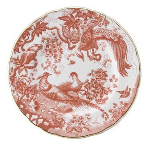 Royal Crown Derby Red Aves 8 in. Plate Royal Crown Derby Red Aves 8 in. Plate
