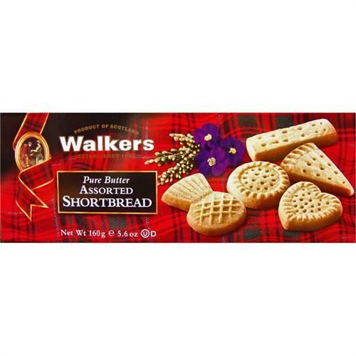 Walker's Shortbread Co. Walkers Assorted Shortbread Box - 160g Walker's Shortbread Co. Walkers Assorted Shortbread Box - 160g