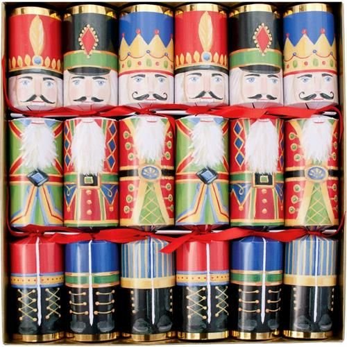 Caspari Christmas Crackers - Nutcrackers - 6 Count Caspari Christmas Crackers - Nutcrackers - 6 Count