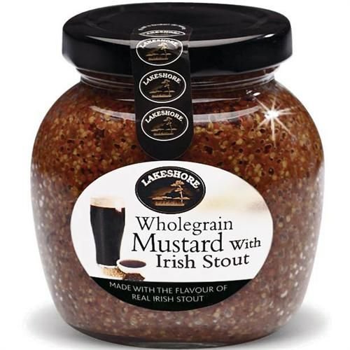Lakeshore Wholegrain Mustard with Irish Stout Lakeshore Wholegrain Mustard with Irish Stout