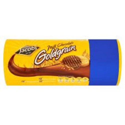 Jacob's Jacobs Milk Chocolate Goldgrain Biscuits Jacob's Jacobs Milk Chocolate Goldgrain Biscuits