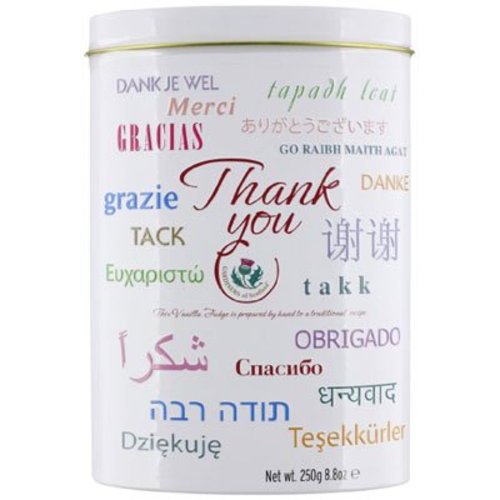 Gardiners of Scotland Gardiners Thank You Vanilla Fudge Tin Gardiners of Scotland Gardiners Thank You Vanilla Fudge Tin