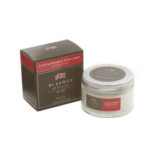 St. James of London St. James Sandalwood & Bergamot Shave Cream Tub St. James of London St. James Sandalwood & Bergamot Shave Cream Tub