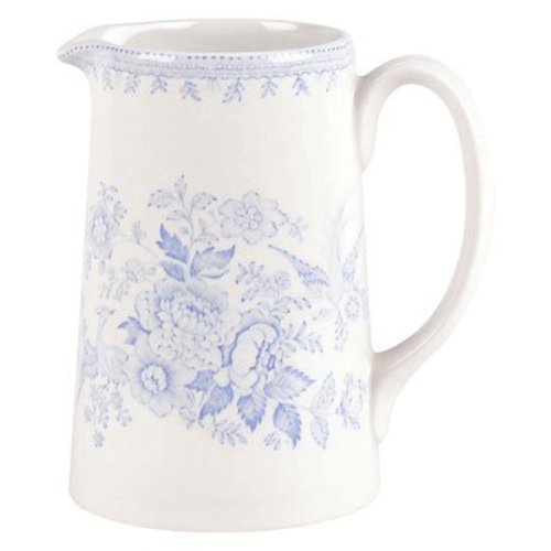 Burleigh Pottery Asiatic Pheasants Blue Large Tankard Jug Burleigh Pottery Asiatic Pheasants Blue Large Tankard Jug