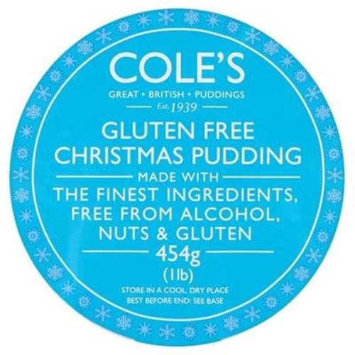 Cole's Gluten,Nut&Alcohol Free Christmas Pudding - 454g Cole's Gluten,Nut&Alcohol Free Christmas Pudding - 454g