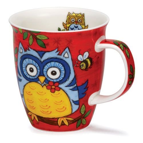 Dunoon Nevis Red Owls Mug Dunoon Nevis Red Owls Mug