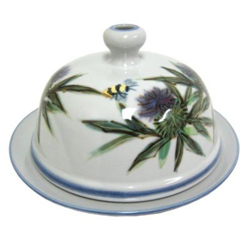 Highland Stoneware Highland Stoneware Thistle Butter Dish Highland Stoneware Highland Stoneware Thistle Butter Dish