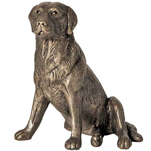 Frith Sculpture Frith Nigel Labrador Sitting : MK004 Frith Sculpture Frith Nigel Labrador Sitting : MK004