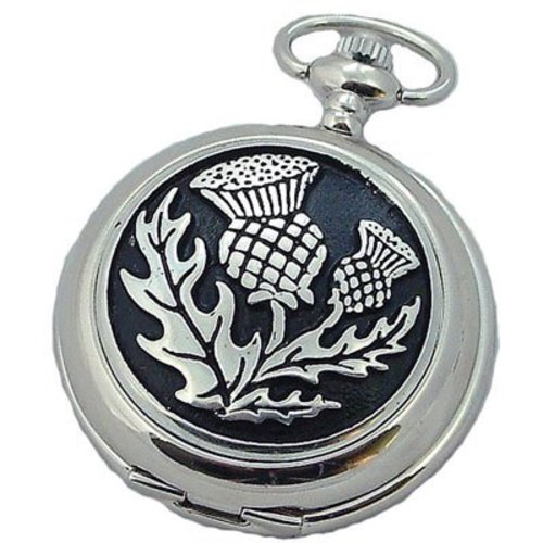 A E Williams Scottish Thistle Pocket Watch A E Williams Scottish Thistle Pocket Watch