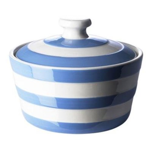 Cornishware Cornishware Round Butter Dish - Blue Cornishware Cornishware Round Butter Dish - Blue