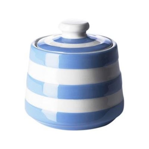 Cornishware Cornishware Covered Sugar Bowl - Blue Cornishware Cornishware Covered Sugar Bowl - Blue