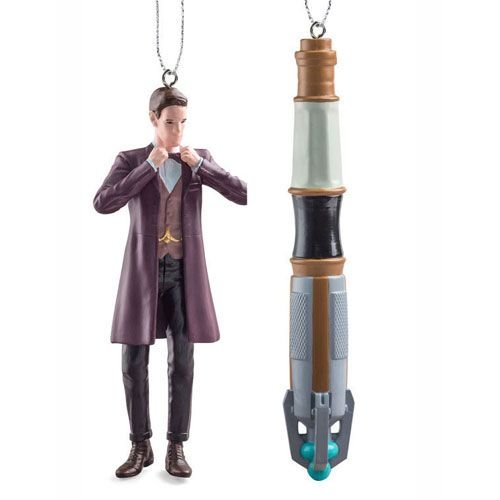 Kurt Adler Doctor Who 11th Doctor (Matt Smith) Ornament Set Kurt Adler Doctor Who 11th Doctor (Matt Smith) Ornament Set