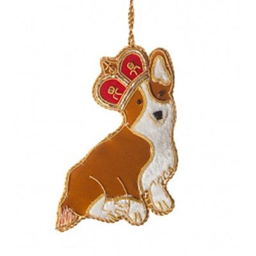 St. Nicolas St. Nicolas Sitting Corgi Ornament St. Nicolas St. Nicolas Sitting Corgi Ornament
