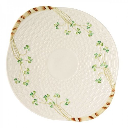 Belleek Belleek Shamrock Bread Plate Belleek Belleek Shamrock Bread Plate