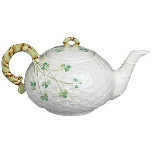 Belleek Belleek Shamrock Teapot Belleek Belleek Shamrock Teapot