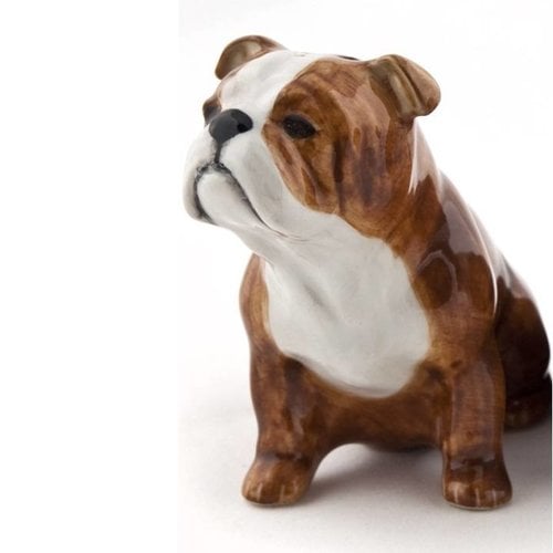Quail Ceramics Quail English Bulldog Figure Quail Ceramics Quail English Bulldog Figure