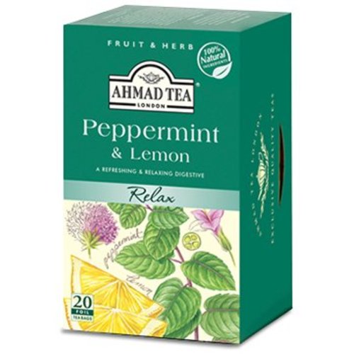 Ahmad Tea Ahmad Peppermint & Lemon 20s Ahmad Tea Ahmad Peppermint & Lemon 20s