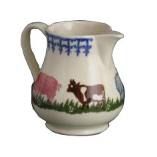 Brixton Pottery Brixton Farm Animals Jug - Small Brixton Pottery Brixton Farm Animals Jug - Small