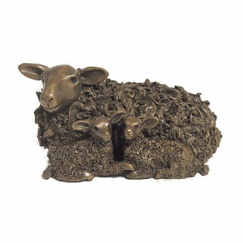 Frith Sculpture Frith Ewe with Twin Lambs: VB029 Frith Sculpture Frith Ewe with Twin Lambs: VB029