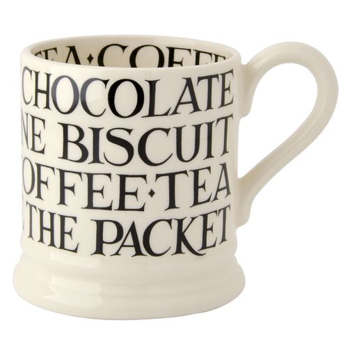 Emma Bridgewater Black Toast All Over 1/2 Pint Mug Emma Bridgewater Black Toast All Over 1/2 Pint Mug