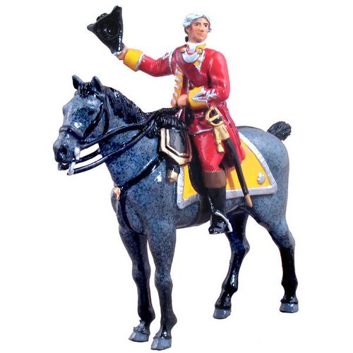 W. Britain 47034 - W. Britain British 35th Regiment of Foot, Mounted Officer, 1754-1763 W. Britain 47034 - W. Britain British 35th Regiment of Foot, Mounted Officer, 1754-1763