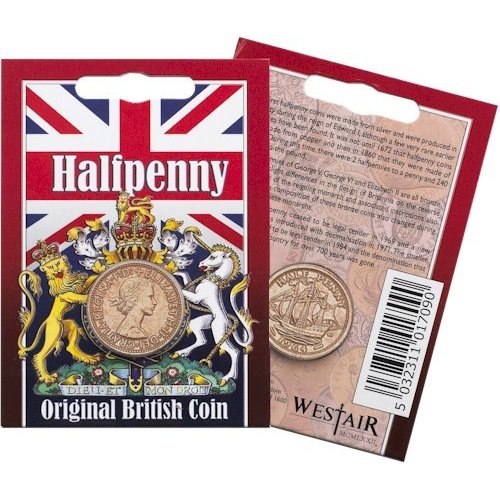 westair Westair Reproductions - Elizabeth II Half-Penny Coin Pack westair Westair Reproductions - Elizabeth II Half-Penny Coin Pack