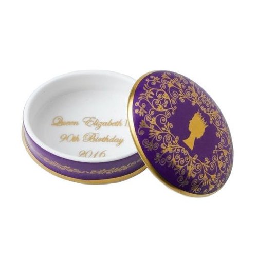 Hudson & Middleton Hudson Middleton Queen's 90th birthday Oval Box Hudson & Middleton Hudson Middleton Queen's 90th birthday Oval Box