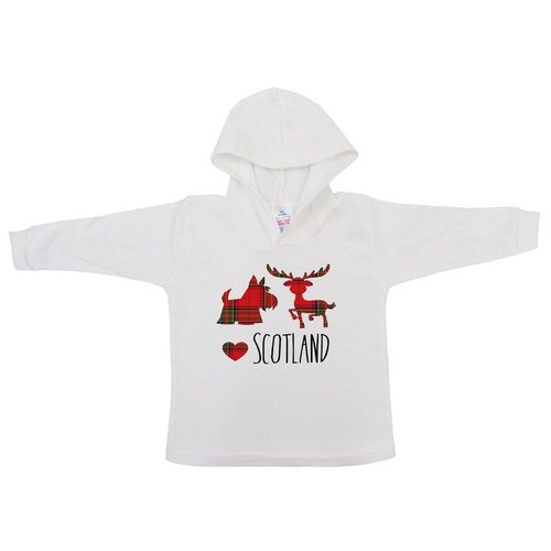 Tartan Scottie/Stag Hoodie Tartan Scottie/Stag Hoodie
