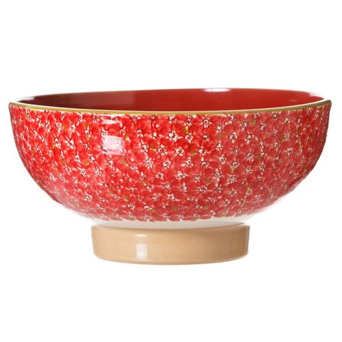 Nicholas Mosse Nicholas Mosse Red Lawn Salad Bowl Nicholas Mosse Nicholas Mosse Red Lawn Salad Bowl