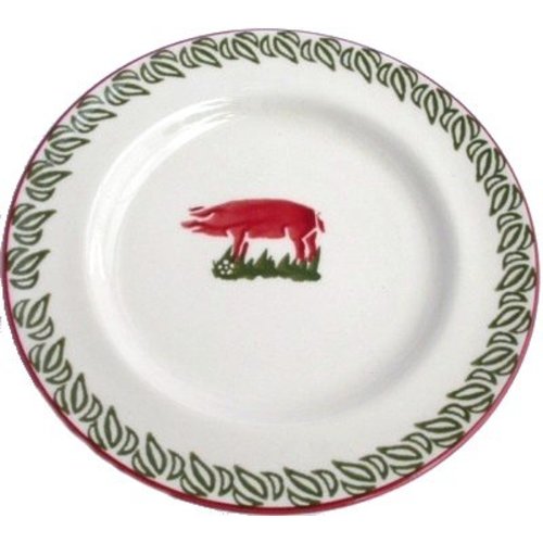 Brixton Pottery Brixton Pottery Pigs Dessert Plate Brixton Pottery Brixton Pottery Pigs Dessert Plate