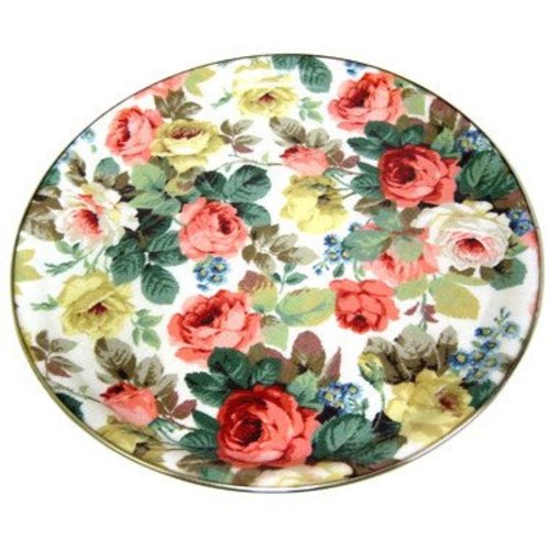 Keswick & Arnold Designs Service Trays Keswick & Arnold Designs Little Chelsea 14" Round Tray Keswick & Arnold Designs Service Trays Keswick & Arnold Designs Little Chelsea 14" Round Tray