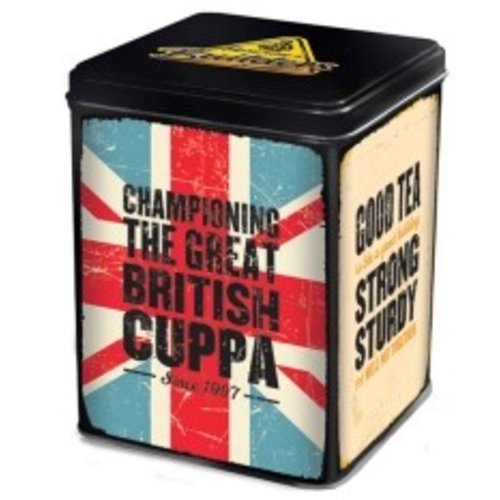 Builder's Builder's Union Jack Tea Caddy Builder's Builder's Union Jack Tea Caddy