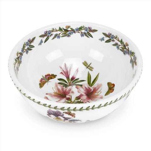 Portmeirion Botanic Garden 11" Salad Bowl - Lily Flowered Azalea Portmeirion Botanic Garden 11" Salad Bowl - Lily Flowered Azalea