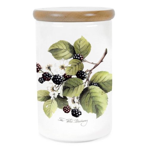 Portmeirion Portmeirion Pomona Large Airtight Canister - Blackberry Portmeirion Portmeirion Pomona Large Airtight Canister - Blackberry