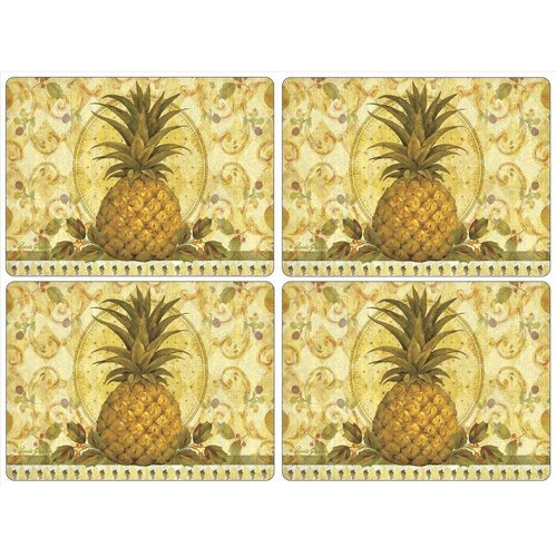 Pimpernel Pimpernel Golden Pineapple Placemats Pimpernel Pimpernel Golden Pineapple Placemats