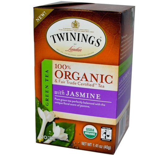 Twinings Twinings 20 CT Organic Green Tea with Jasmine Twinings Twinings 20 CT Organic Green Tea with Jasmine