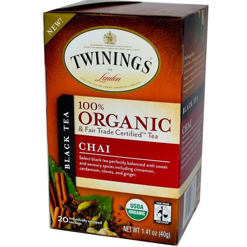 Twinings Twinings 20 CT Organic Chai Twinings Twinings 20 CT Organic Chai