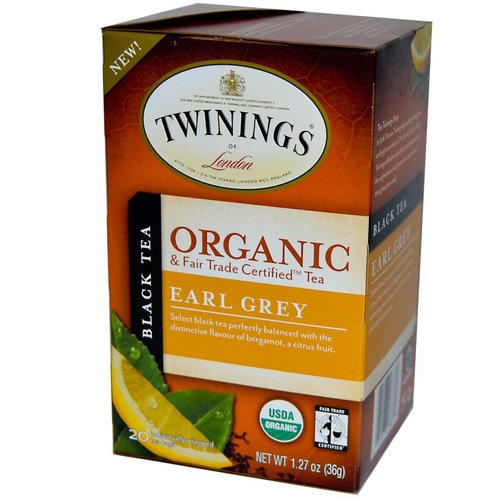 Twinings Twinings 20 CT Organic Earl Grey Twinings Twinings 20 CT Organic Earl Grey